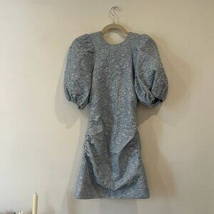 GANNI blue dress